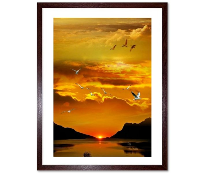 Sunset Framed Wall Art Prints